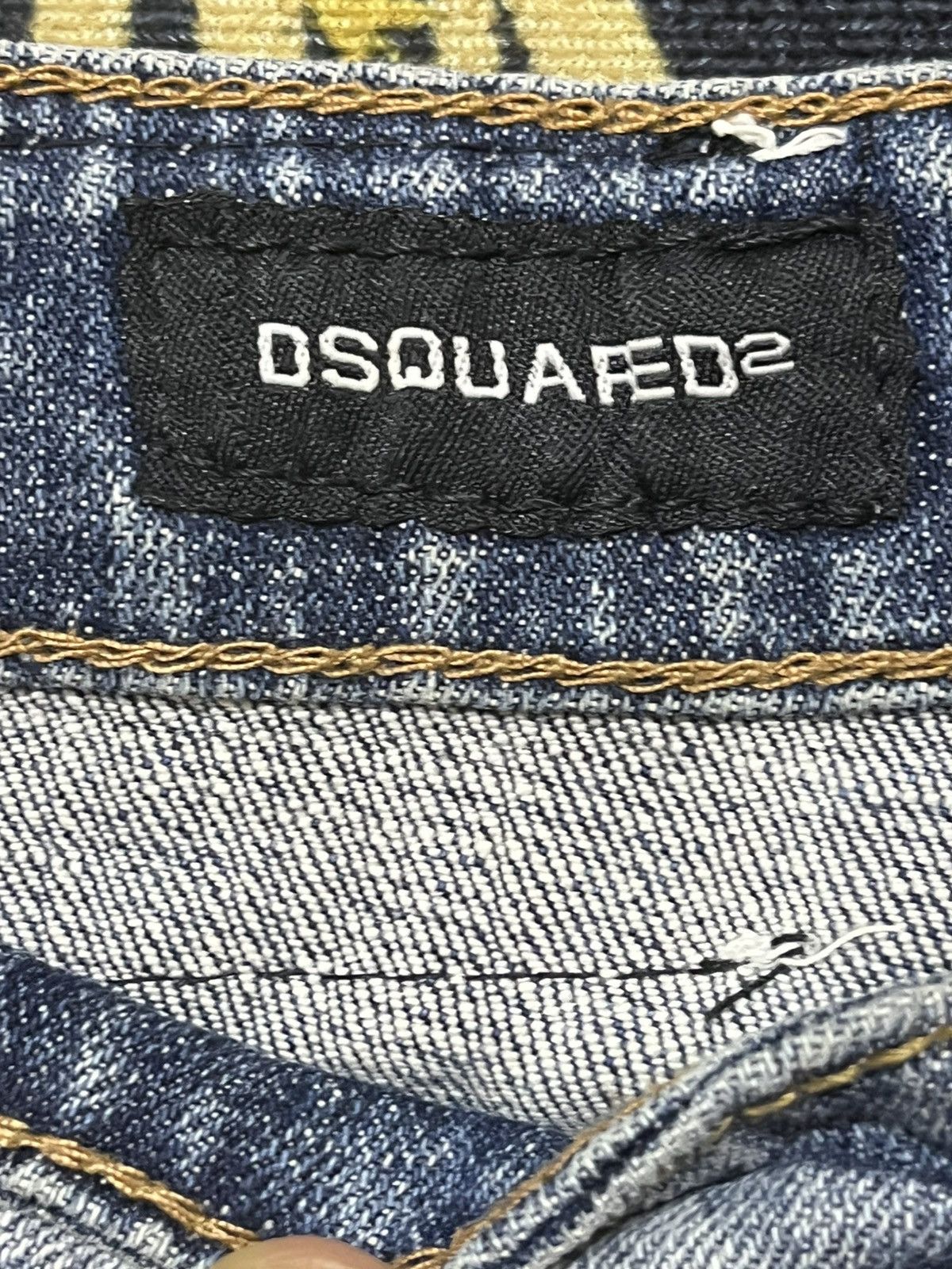 Dsquared2 Vintage Dsquared2 Slim Fit Patchwork Sashiko Boro Denim Size US 30 / EU 46 - 8 Thumbnail