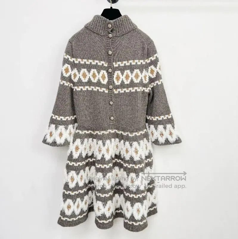 Chanel Chanel Gray Winter Dress for Women . Size S / US 4 / IT 40 - 2 Thumbnail