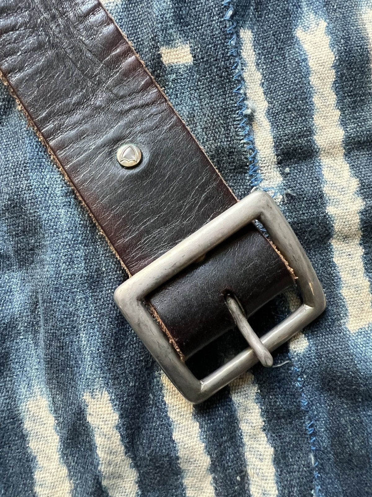 Hollywood Trading Company HTC Studded Belt Hollywood Tranding Co. Supreme RRL Size 34 - 3 Thumbnail