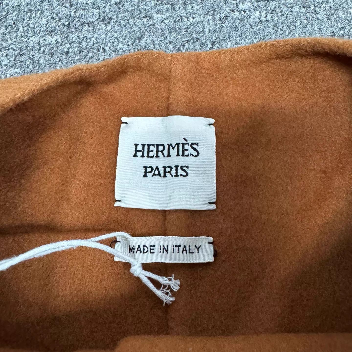 Hermes Hermes Cognac crew short cashmere coat 38 NWT Size S / US 4 / IT 40 - 6 Thumbnail