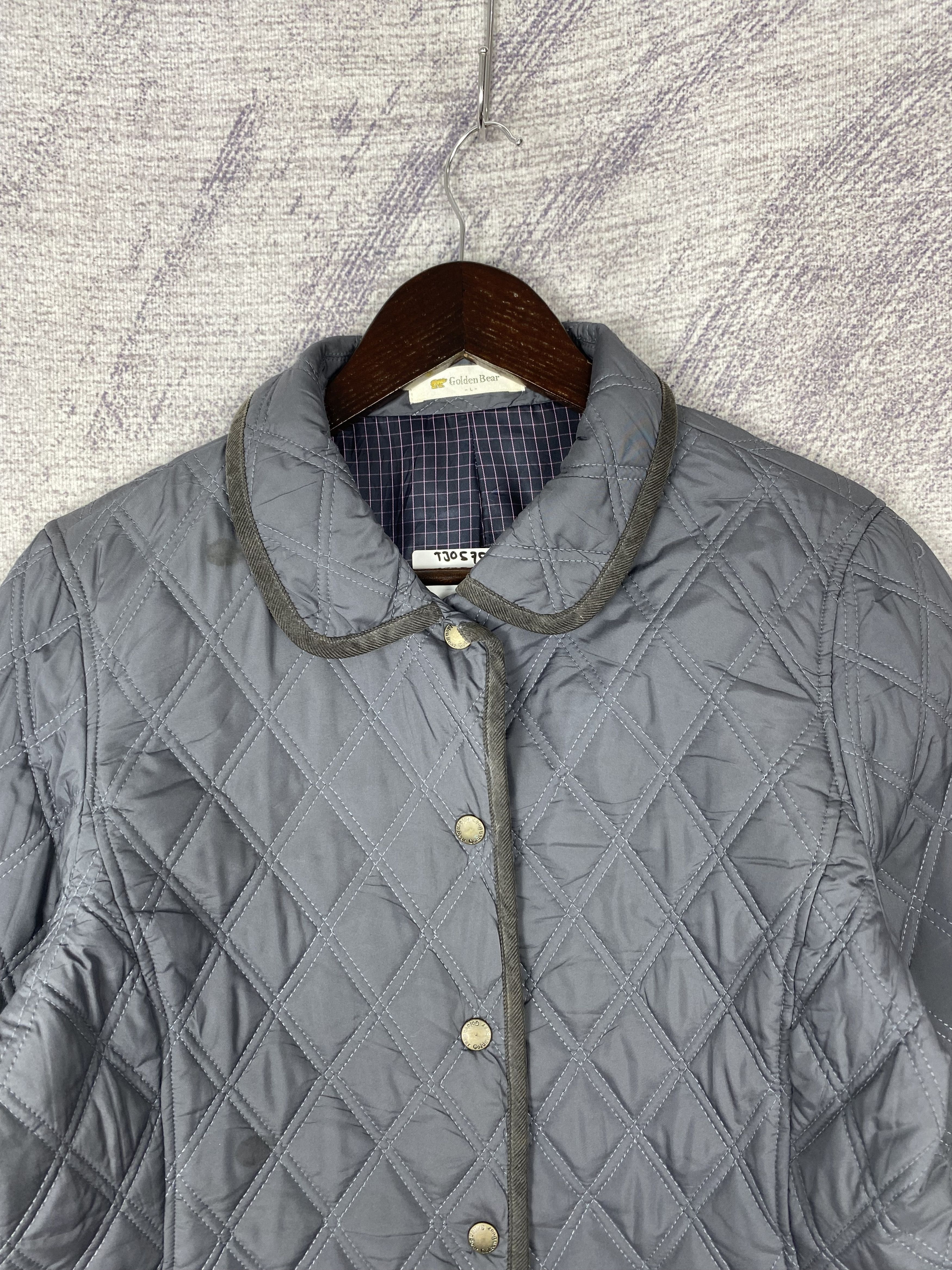 Golden Bear Vintage Golden Bear Button Up Quilted Jacket Size US L / EU 52-54 / 3 - 2 Thumbnail