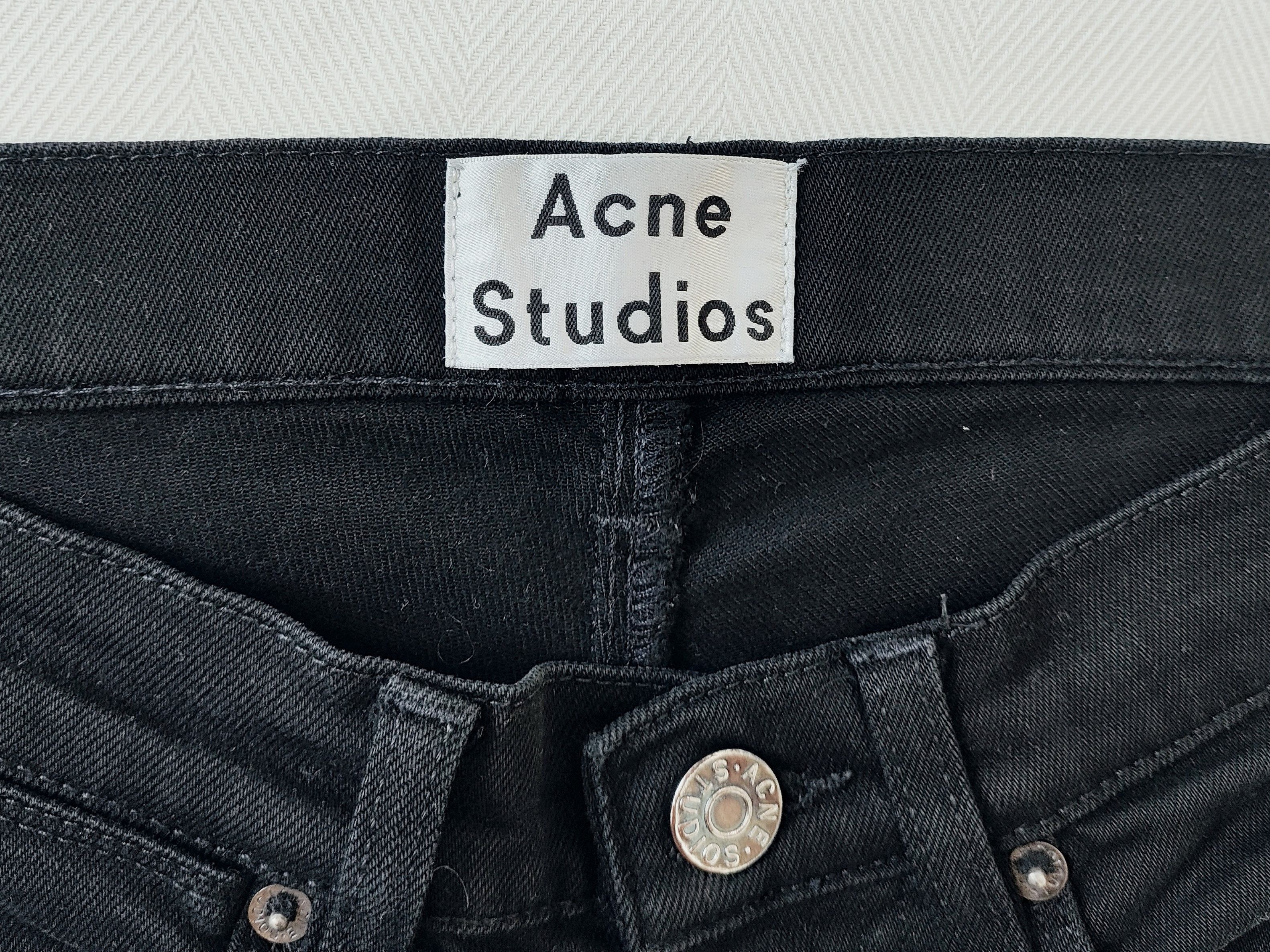 Acne Studios Acne Studios Max Stay Cash Jeans 28/32 – Black Size US 28 / EU 44 - 6 Thumbnail