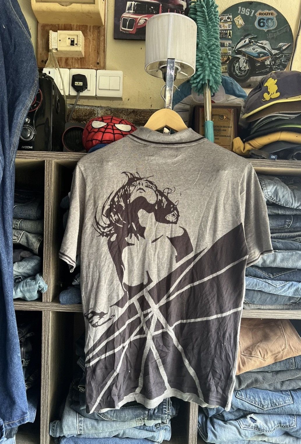 Hysteric Glamour 🔥Vintage Hysteric Glamour Big Print Polo Size US M / EU 48-50 / 2 - 3 Thumbnail