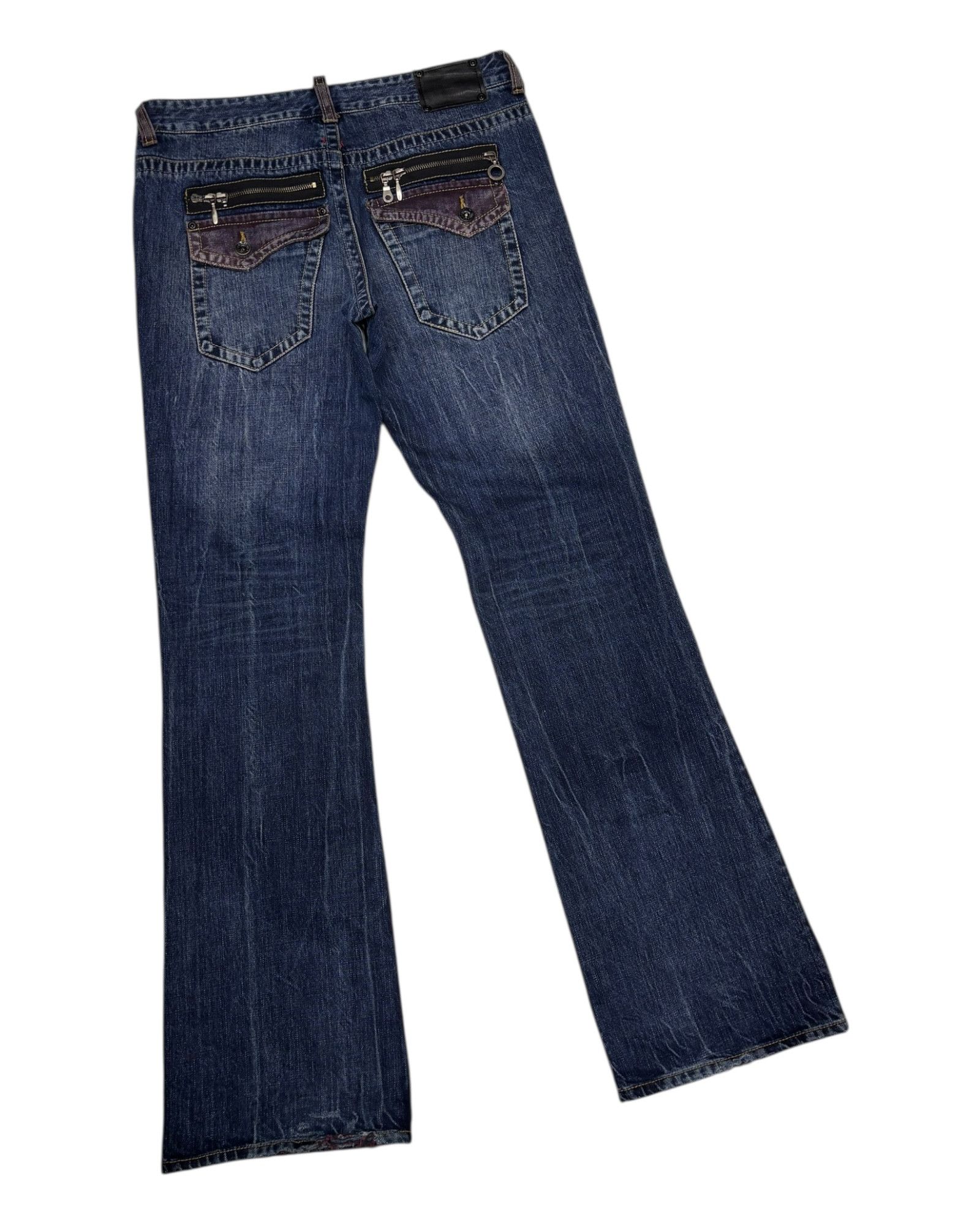 semanticdesign PREMIUM VINTAGE by SEMANTIC DESIGN FLARE JEANS BOOTCUT DENIM Size US 33 - 8 Thumbnail