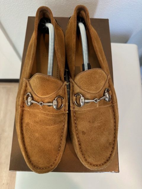 Gucci Gucci Suede Horsebit Drivers Size US 10 / EU 43 - 2 Thumbnail
