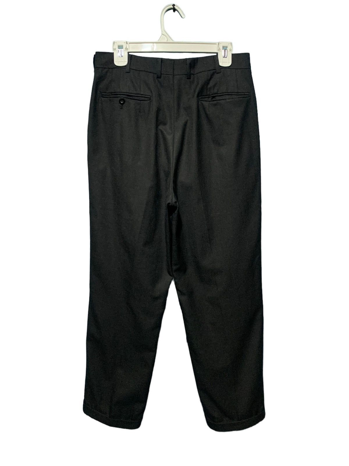 Balmain 2000s BALMAIN PARIS pleated baggy trouser dark grey Size US 30 / EU 46 - 9 Thumbnail