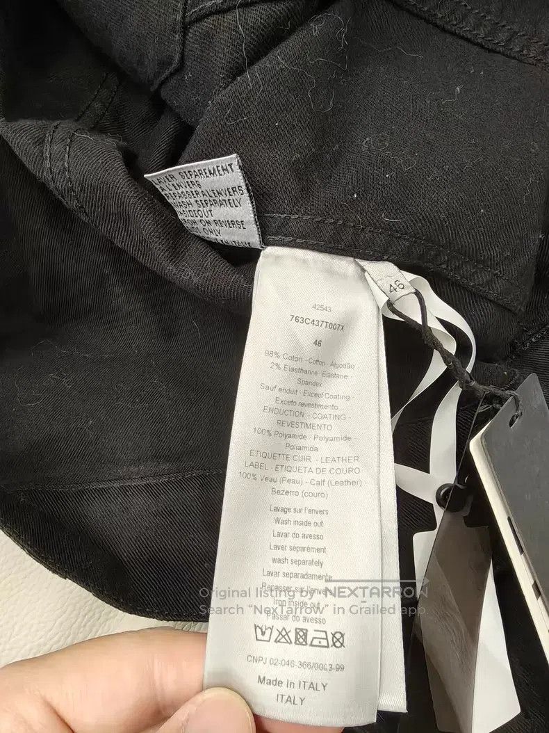 Dior Dior Black distressed paint splatter denim jacket Size US S / EU 44-46 / 1 - 9 Thumbnail