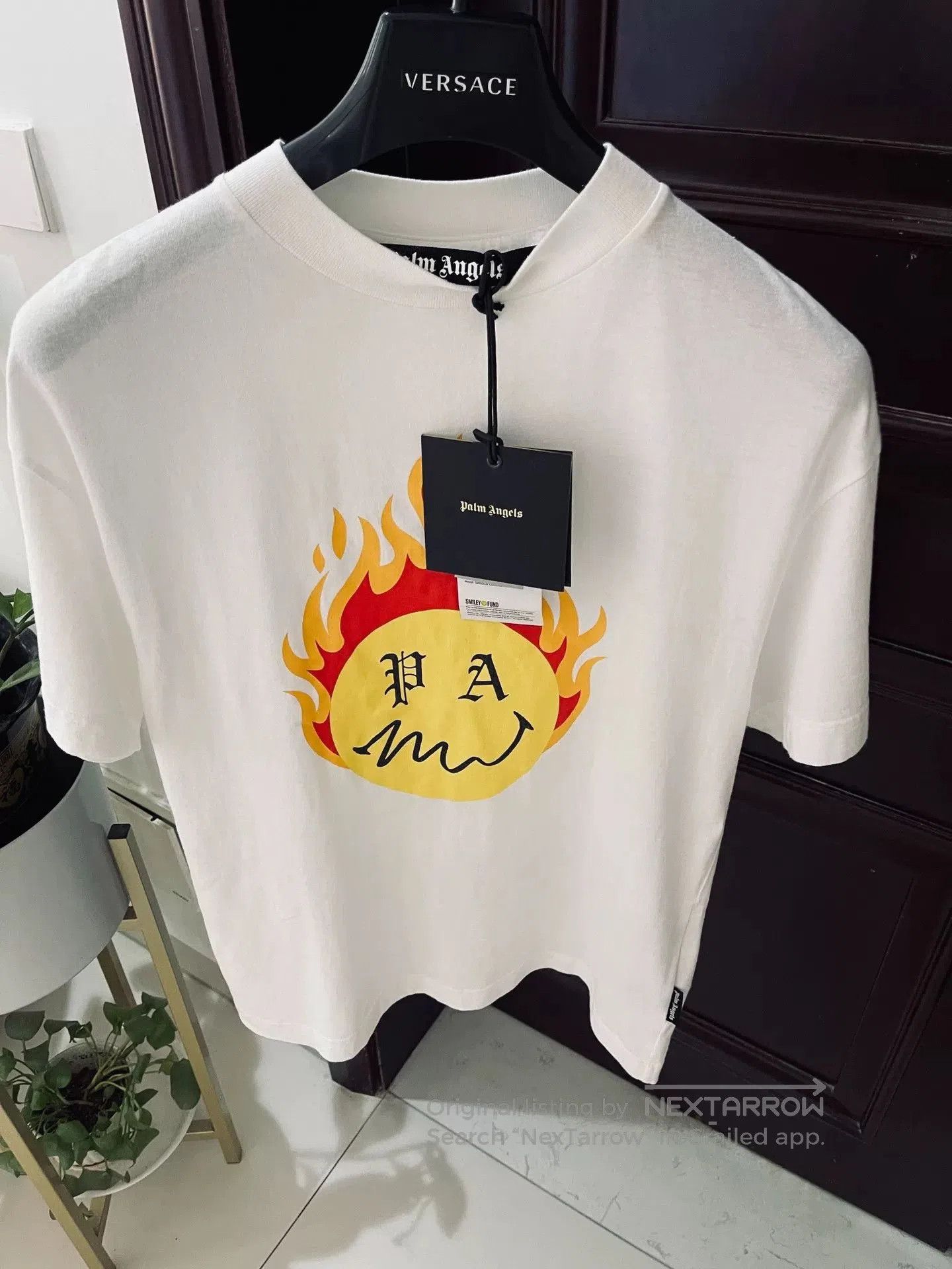 Palm Angels Palm Angels Flame Logo Short Sleeve Tee. Size US M / EU 48-50 / 2 - 1 Thumbnail