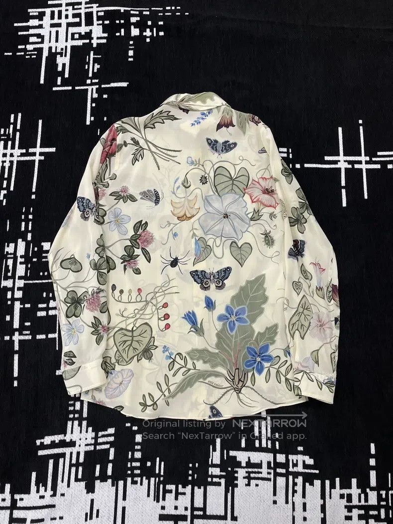 Gucci Gucci Floral printed silk shirt Size XS / US 0-2 / IT 36-38 - 3 Thumbnail