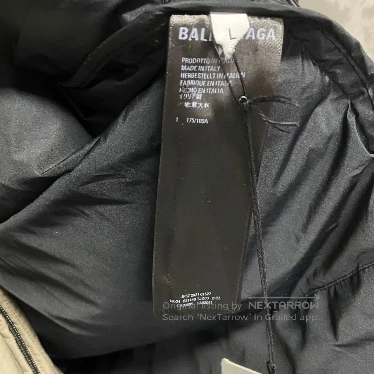 Balenciaga Balenciaga 2023 Brown Double Hook Logo Puffer. Size US L / EU 52-54 / 3 - 4 Thumbnail