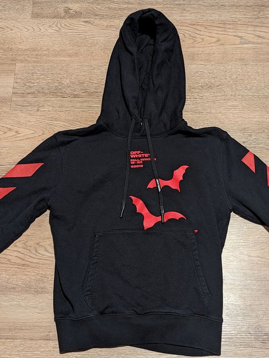 Off white hot sale bats hoodie