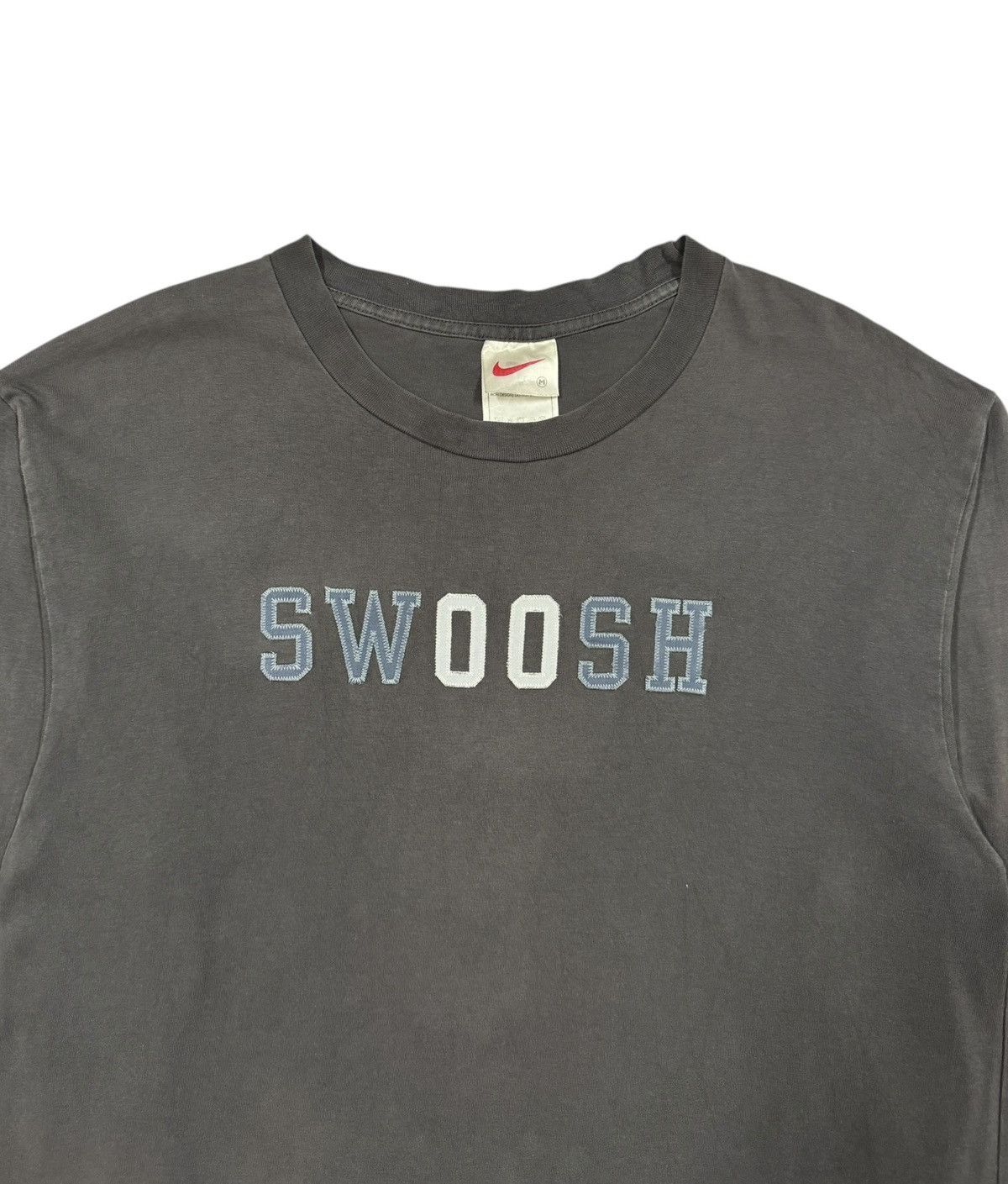 Nike × Vintage Vtg🔥Y2k Nike Swoosh 2000 Spellout Longsleeve Tee Size US M / EU 48-50 / 2 - 4 Thumbnail