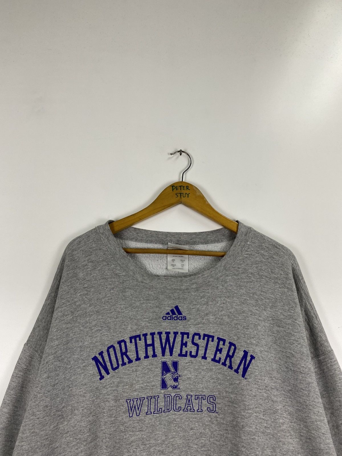 Adidas × Vintage Vintage Adidas Northweston Sweatshirt Size US XL / EU 56 / 4 - 5 Thumbnail
