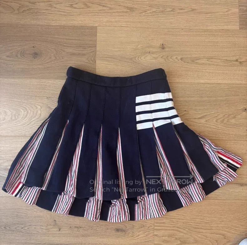 Thom Browne Thom Browne Navy Short Skirt Size 27" / US 4 / IT 40 - 2 Thumbnail