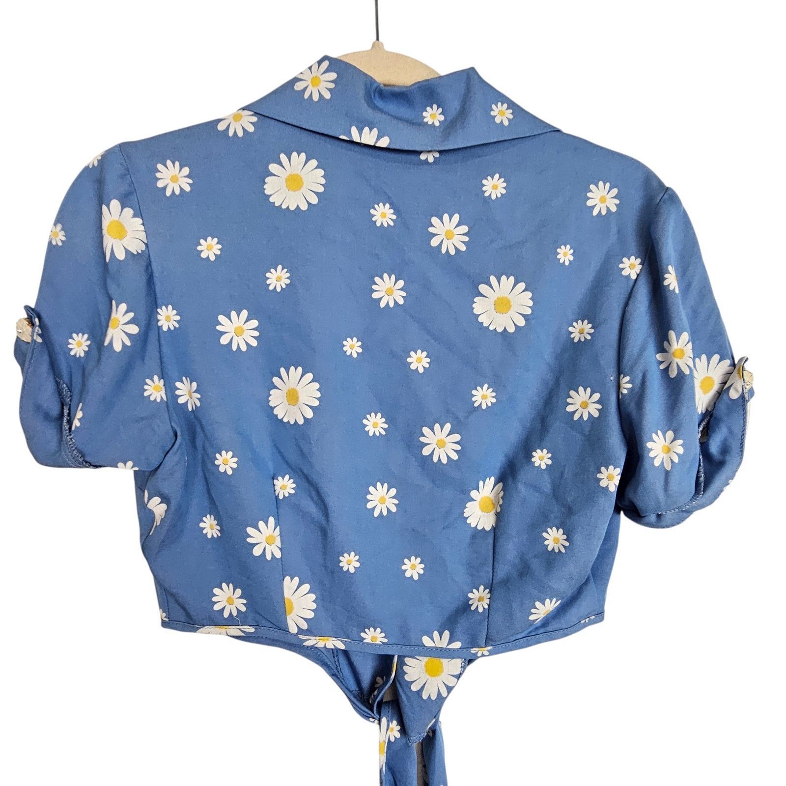 Vintage Unique Vintage Womens Daisy Floral Crop Top S Retro Pin Up Size S / US 4 / IT 40 - 7 Thumbnail