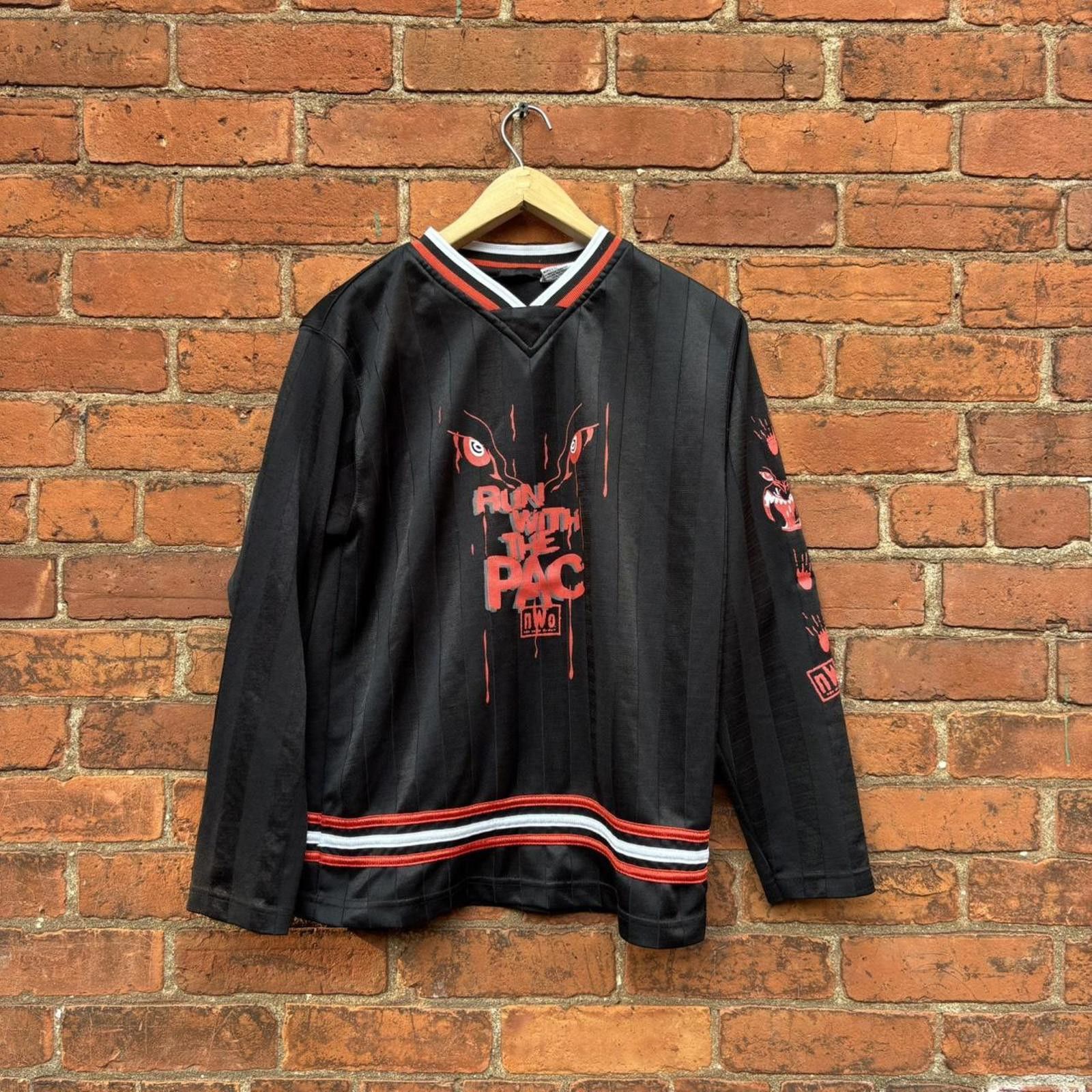 Other vintage nwo new world order run wolf pac long sleeve jersey Size US S / EU 44-46 / 1 - 1 Thumbnail