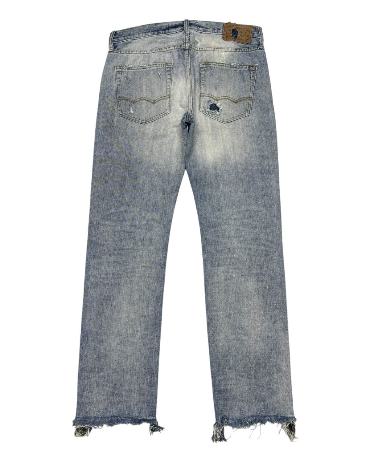 Japanese Brand × Vintage Vintage Ripped Distressed Denim Jeans American Eagle Slim Size US 33 - 8 Thumbnail