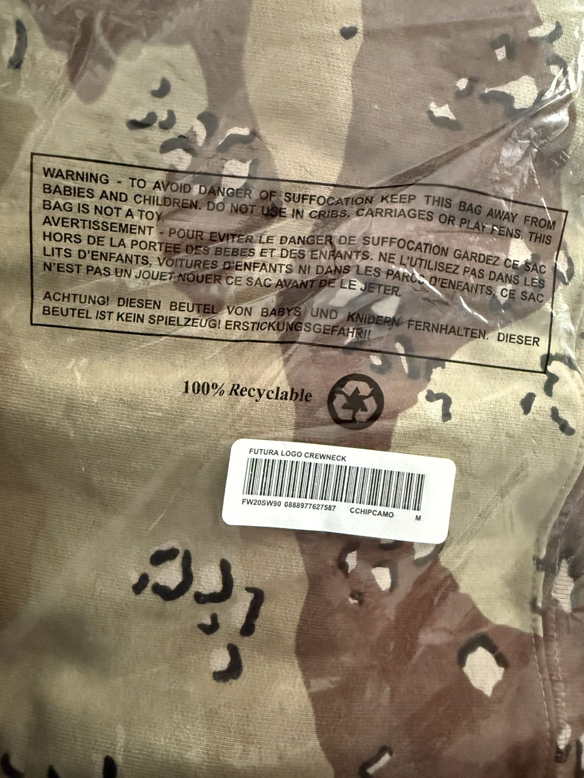 Supreme Supreme Futura Chocolate Chip Camo Size US M / EU 48-50 / 2 - 5 Thumbnail