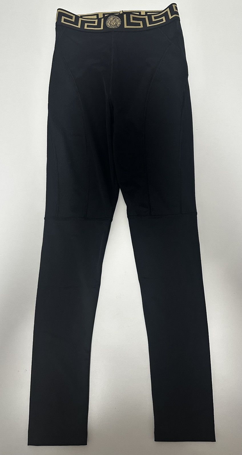 Versace Versace Greca Black Leggings Size 28" / US 6 / IT 42 - 1 Thumbnail