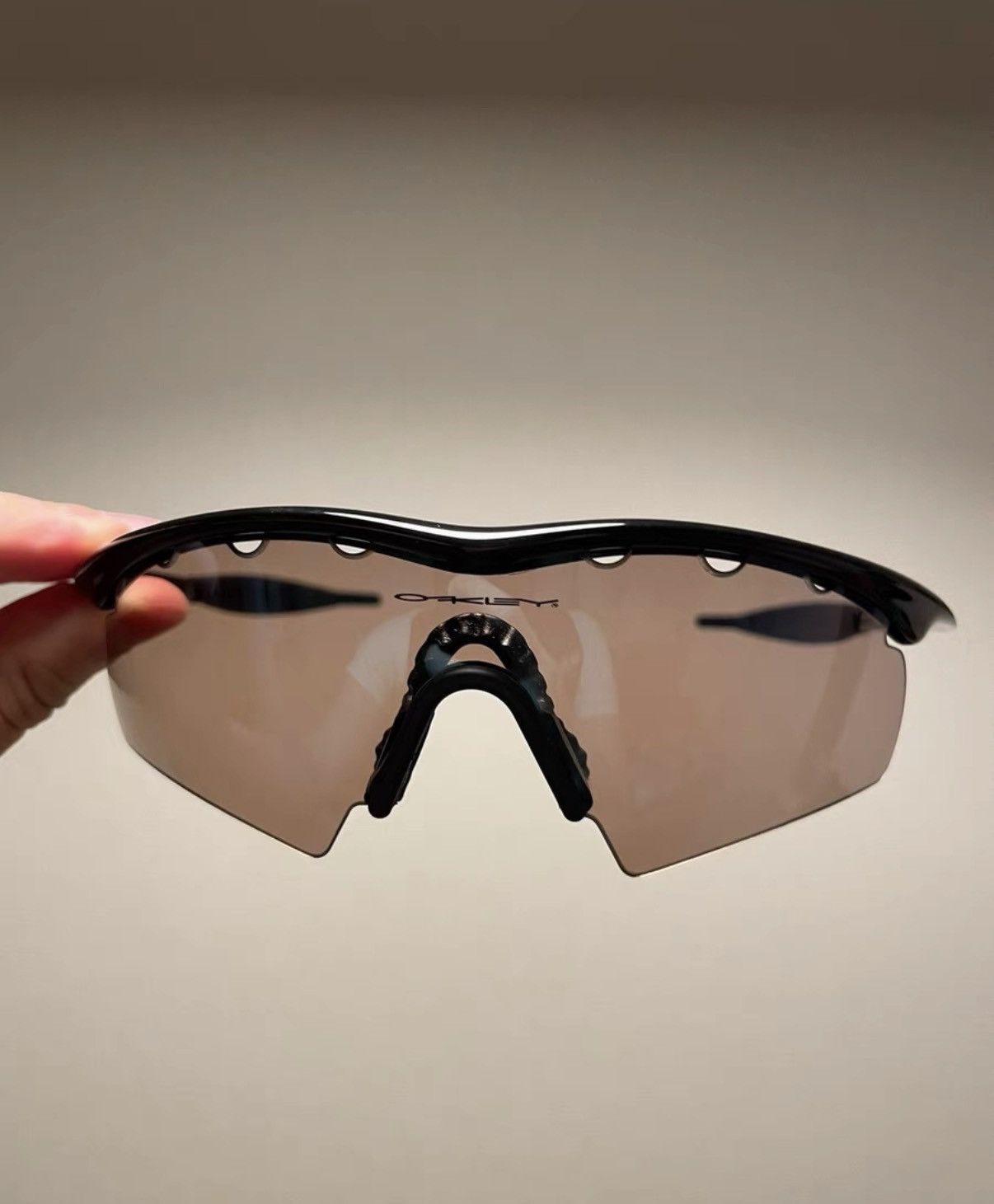 Oakley OAKLEY M FRAME Brown Lens Black Silver Sports Sunglasses K24 Size ONE SIZE - 1 Thumbnail