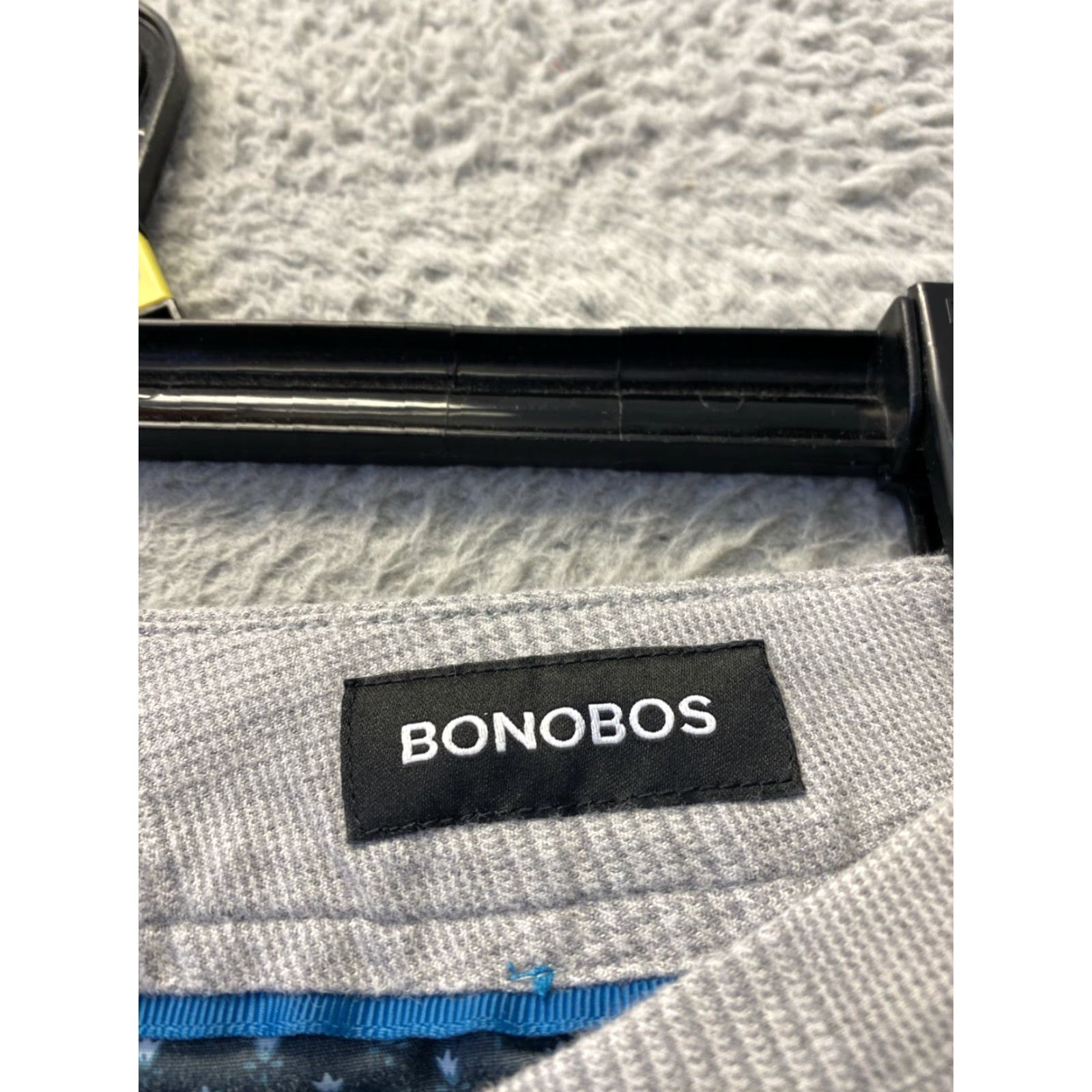 Bonobos BONOBOS Pants Gray Plaid Slim Straight Fit 32x34 Casual Mens Size US 32 / EU 48 - 7 Thumbnail