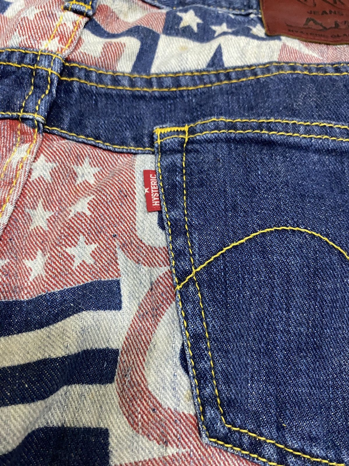 Hysteric Glamour Rare Design Vintage Brand Hysteric Glamour Hagi Jeans 1990s Size US 28 / EU 44 - 12 Thumbnail