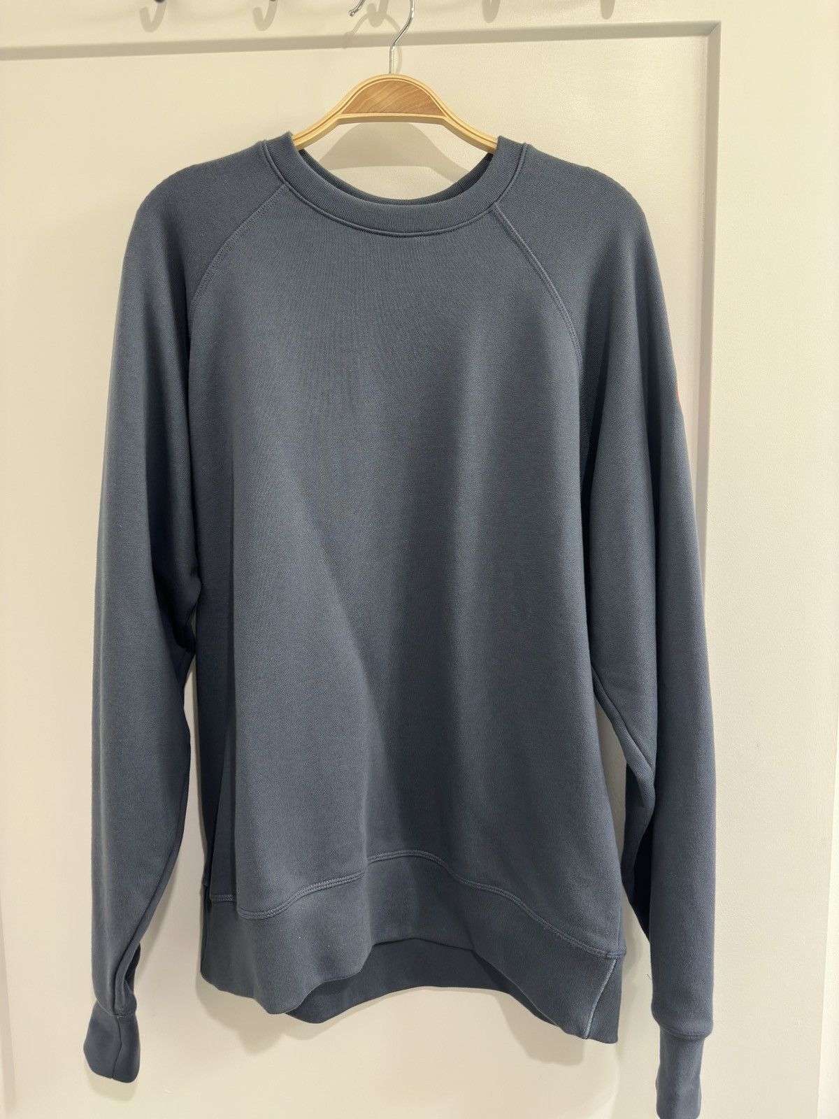 image of Canada Goose Raglan Crew Sweatshirt in Navy, Men's (Size Medium)