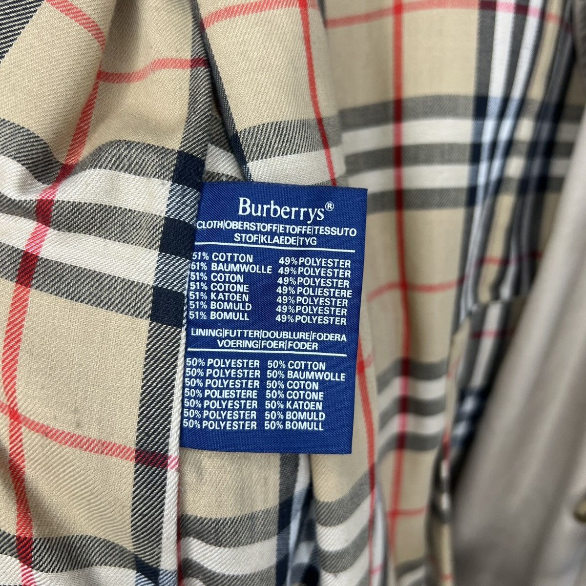 Burberry Vintage Burberry Trench Coat 90s Nova Check Beige Belted Size M / US 6-8 / IT 42-44 - 11 Thumbnail