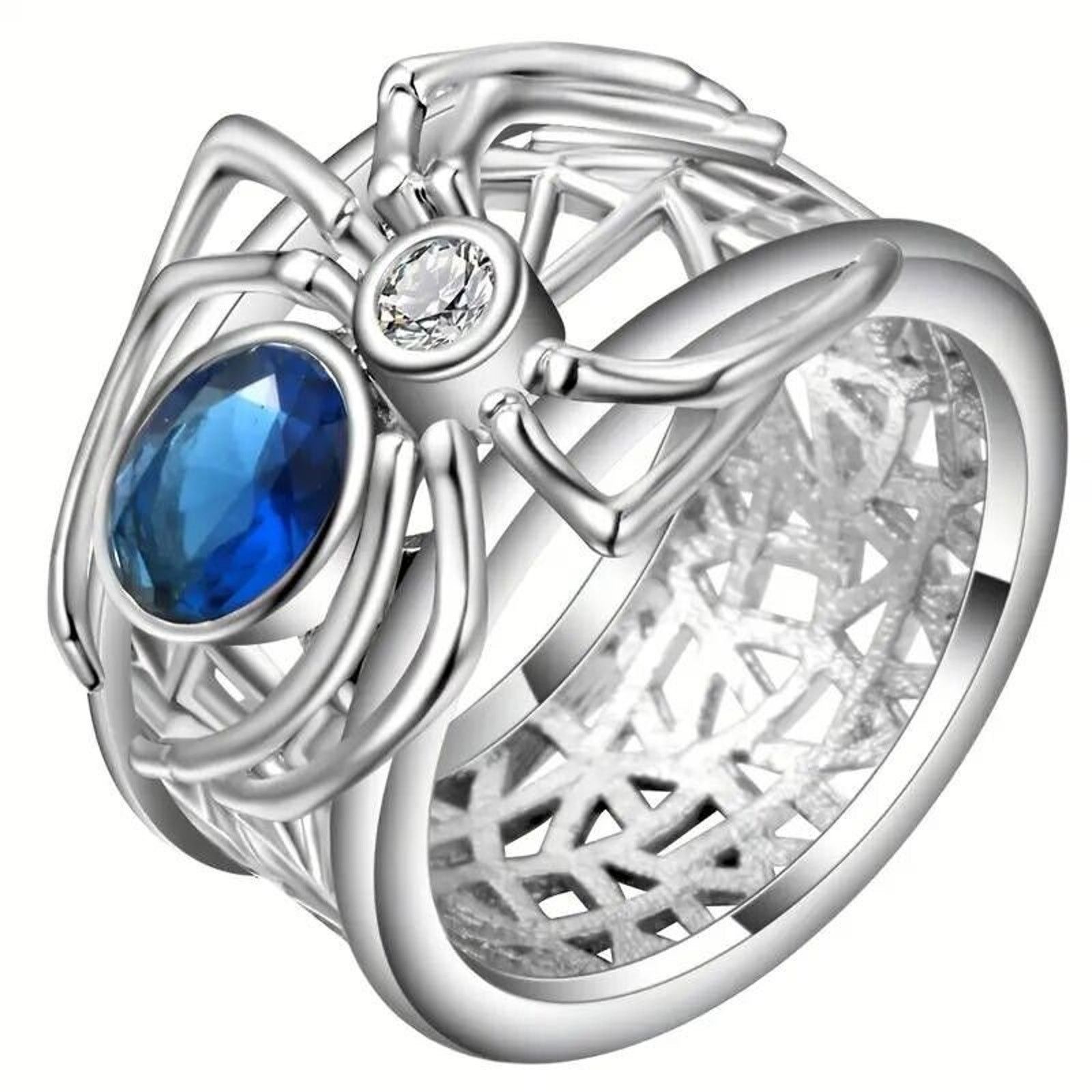Other Spider Ring 925 Silver Plated Vintage Style • Size 6.5 Size ONE SIZE - 5 Thumbnail