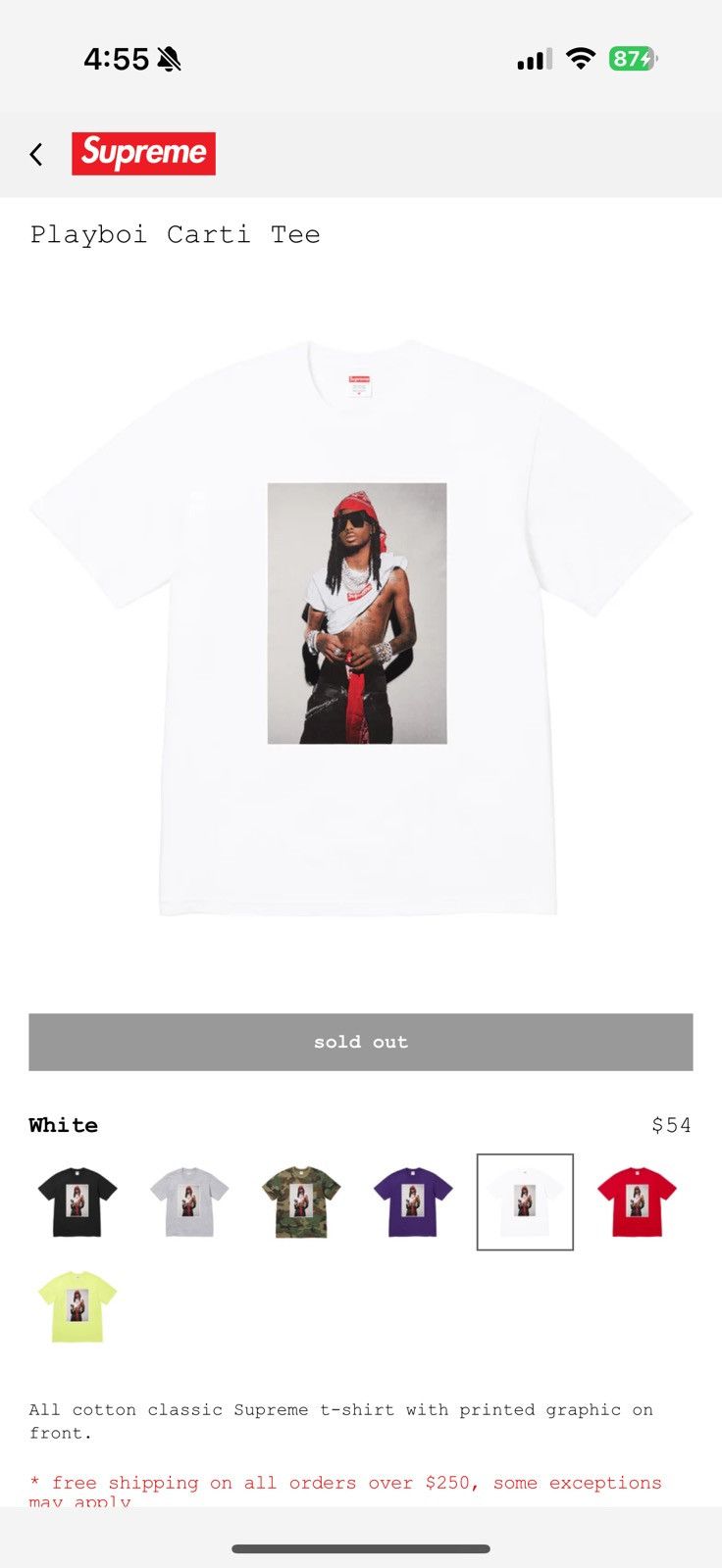 Playboi Carti White T Shirt | Grailed