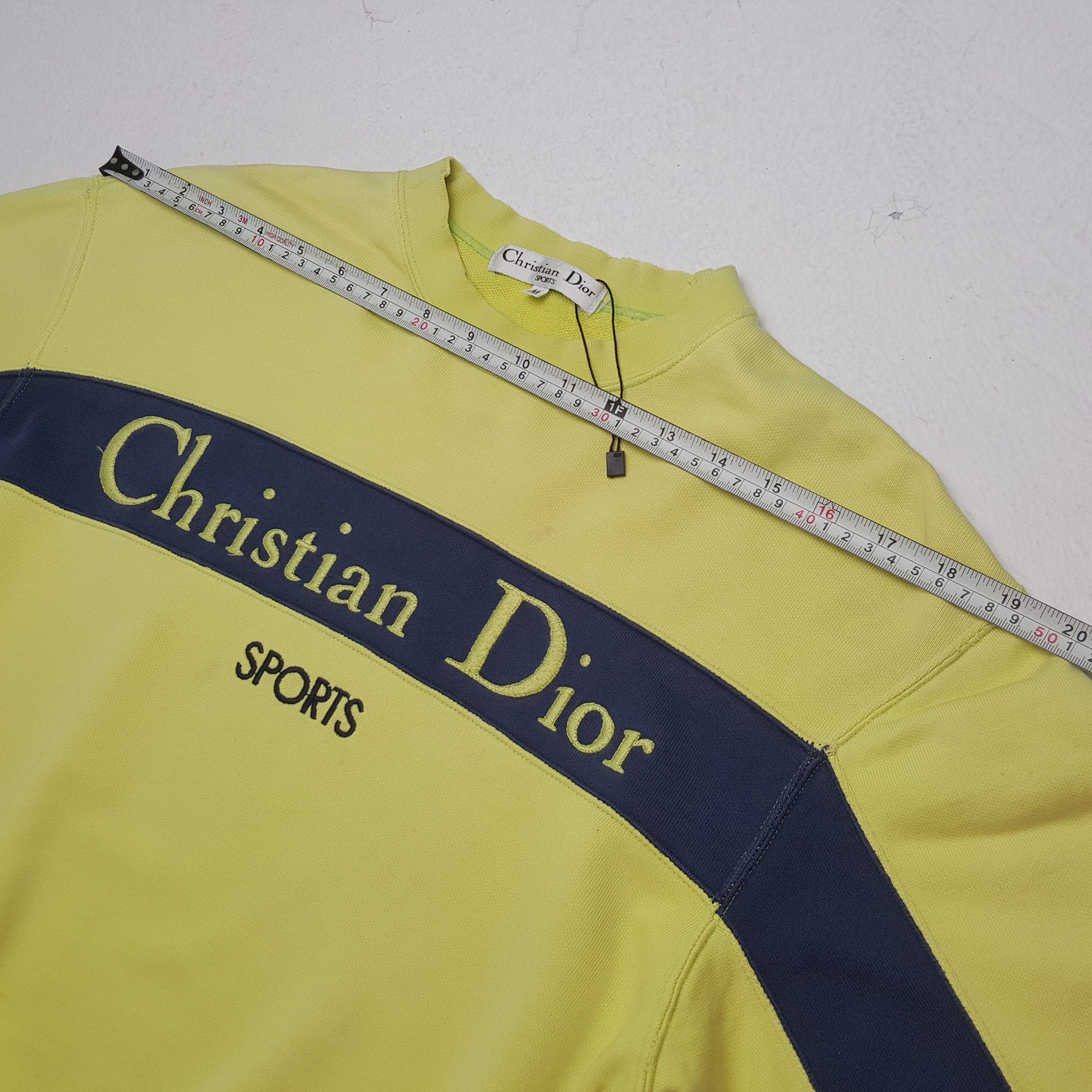 Christian Dior Monsieur × Vintage CHRISTIAN DIOR Sports Fashion Brand Spellout Sweatshirt Size US S / EU 44-46 / 1 - 4 Thumbnail