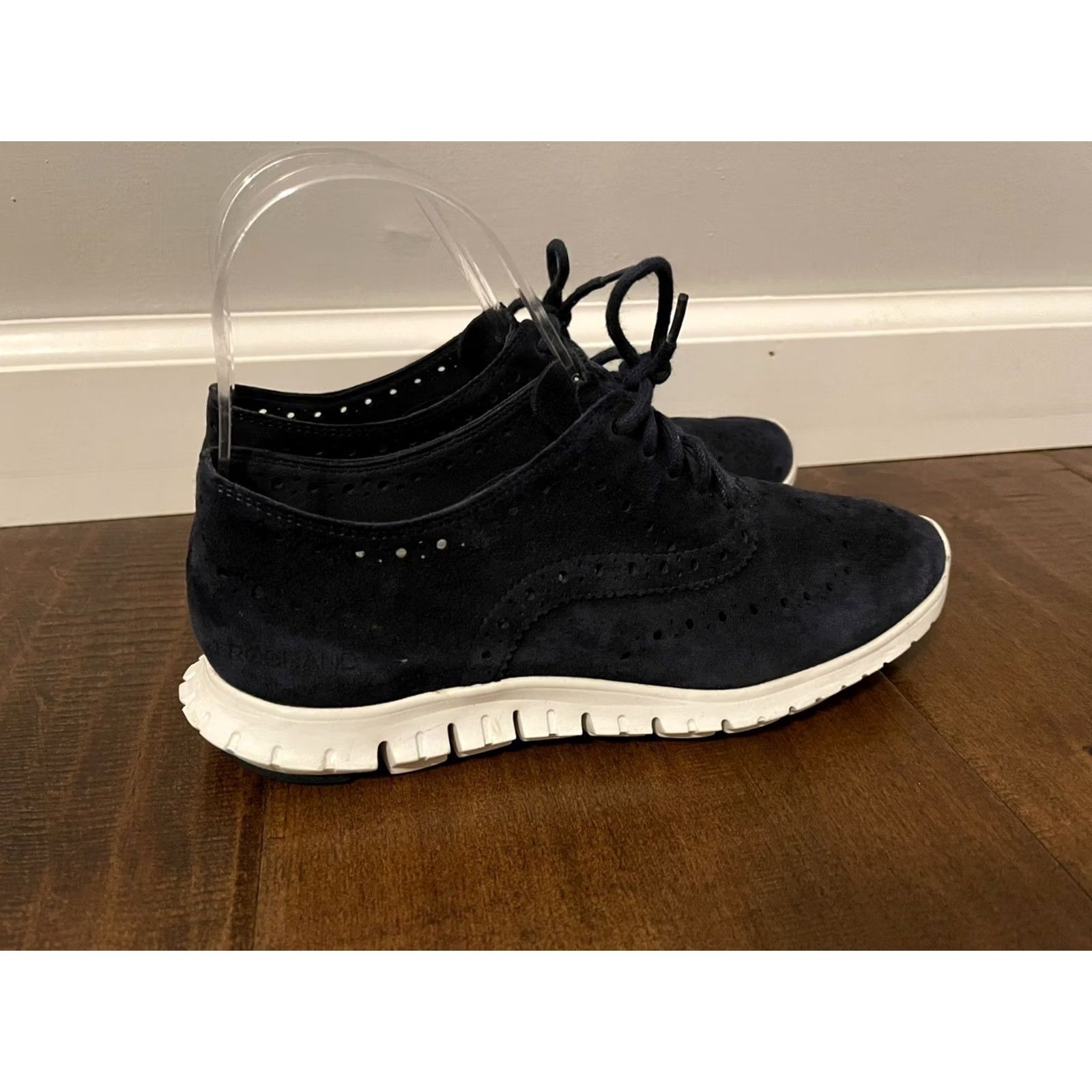Cole Haan Cole Haan Zerogrand OS Navy Blue Suede Dress Sneakers Shoes D44805 Women's 5B Size S / US 4 / IT 40 - 2 Thumbnail