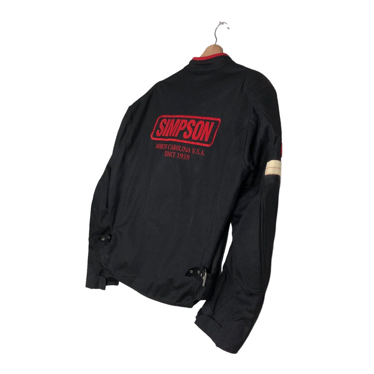 Hein Gericke 🔥Vintage Biker Jacket Racing Simpson Big Logo Safety Racer Size US L / EU 52-54 / 3 - 10 Thumbnail