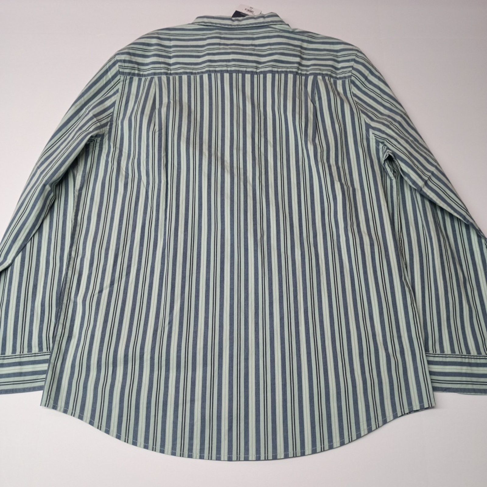 St. Johns Bay St John’s Bay Shirt Men's Size XLT Blue Haze Striped Classic Size US XL / EU 56 / 4 - 7 Thumbnail