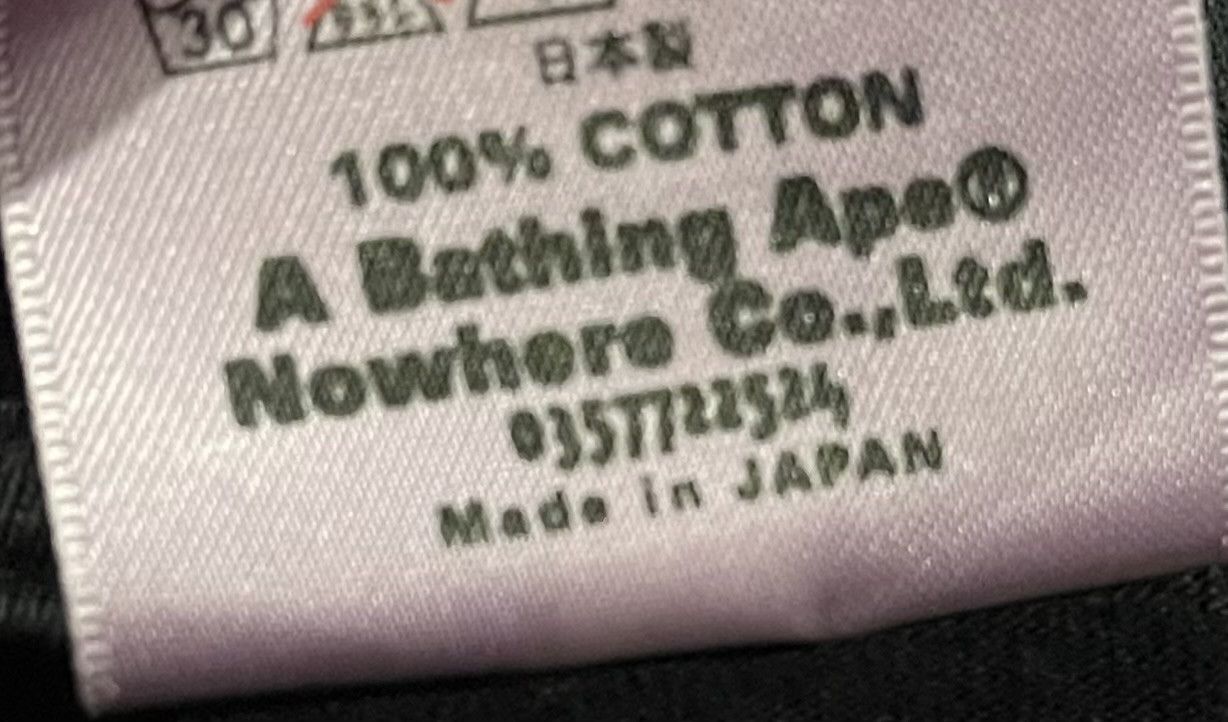 Bape Bape tee shirt Size US XS / EU 42 / 0 - 5 Thumbnail