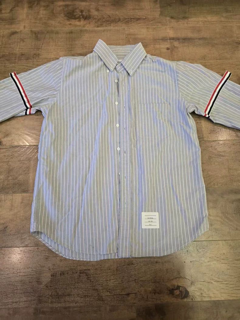 Thom Browne Thom Browne Shirts are blue Size US L / EU 52-54 / 3 - 1 Thumbnail