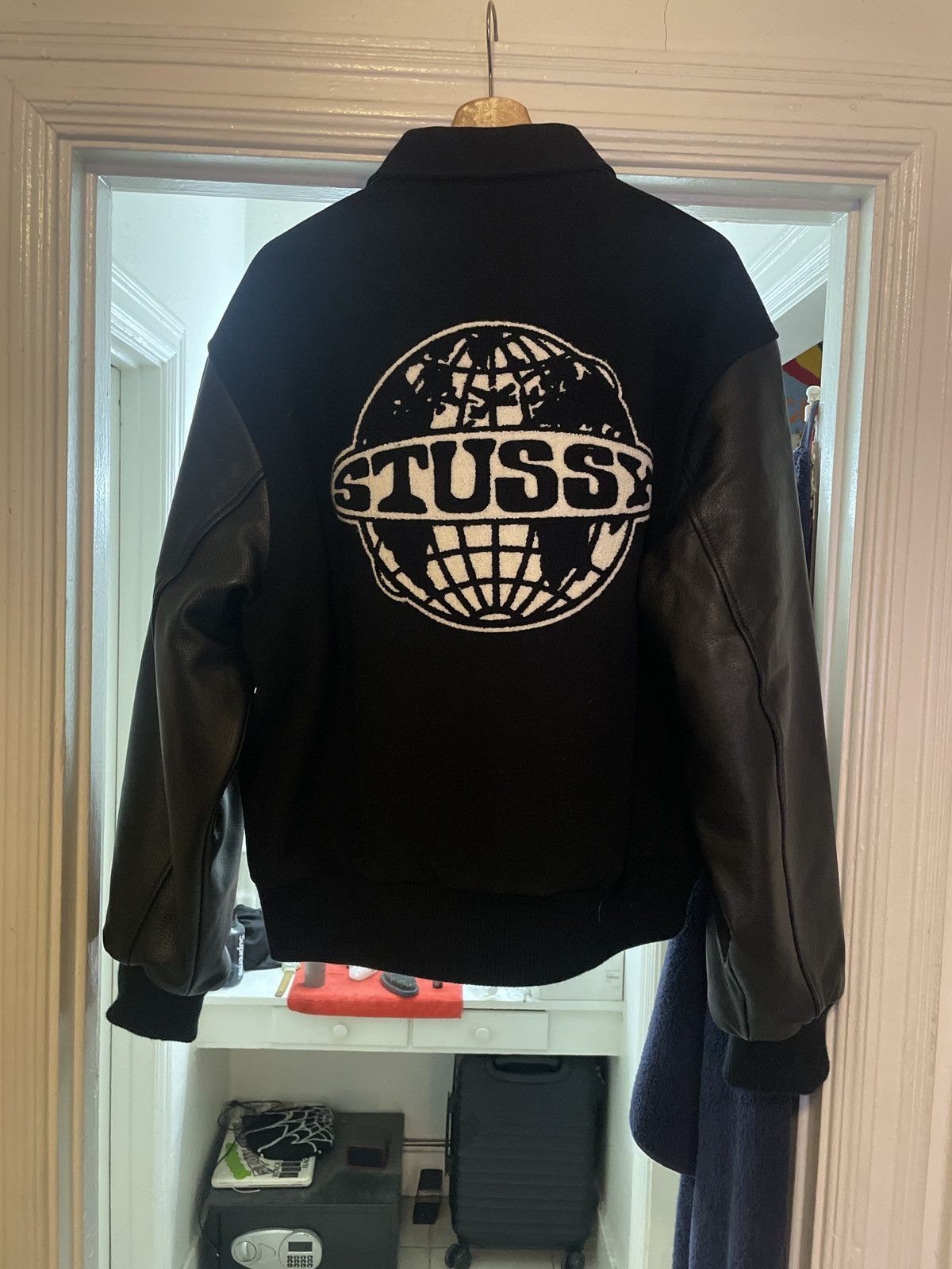 Stussy Stussy X Wales Bonner Leather Jacket 🍫 | Grailed