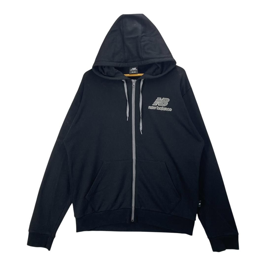 New Balance Vintage New Balance Boston Embroided Logo Full Zip Hoodie Size US XXL / EU 58 / 5 - 1 Thumbnail