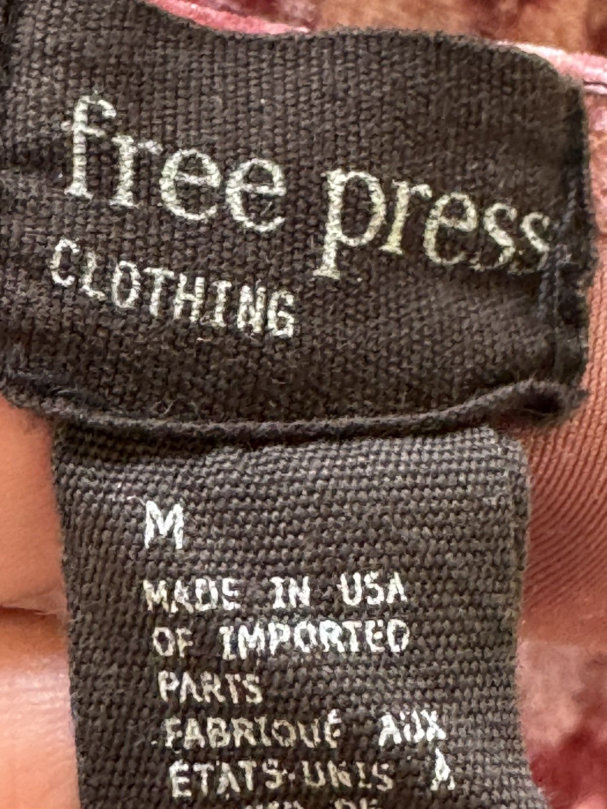 Other Free Press women’s M pink velvet sleeveless one piece romper Size 30" / US 8 / IT 44 - 5 Thumbnail