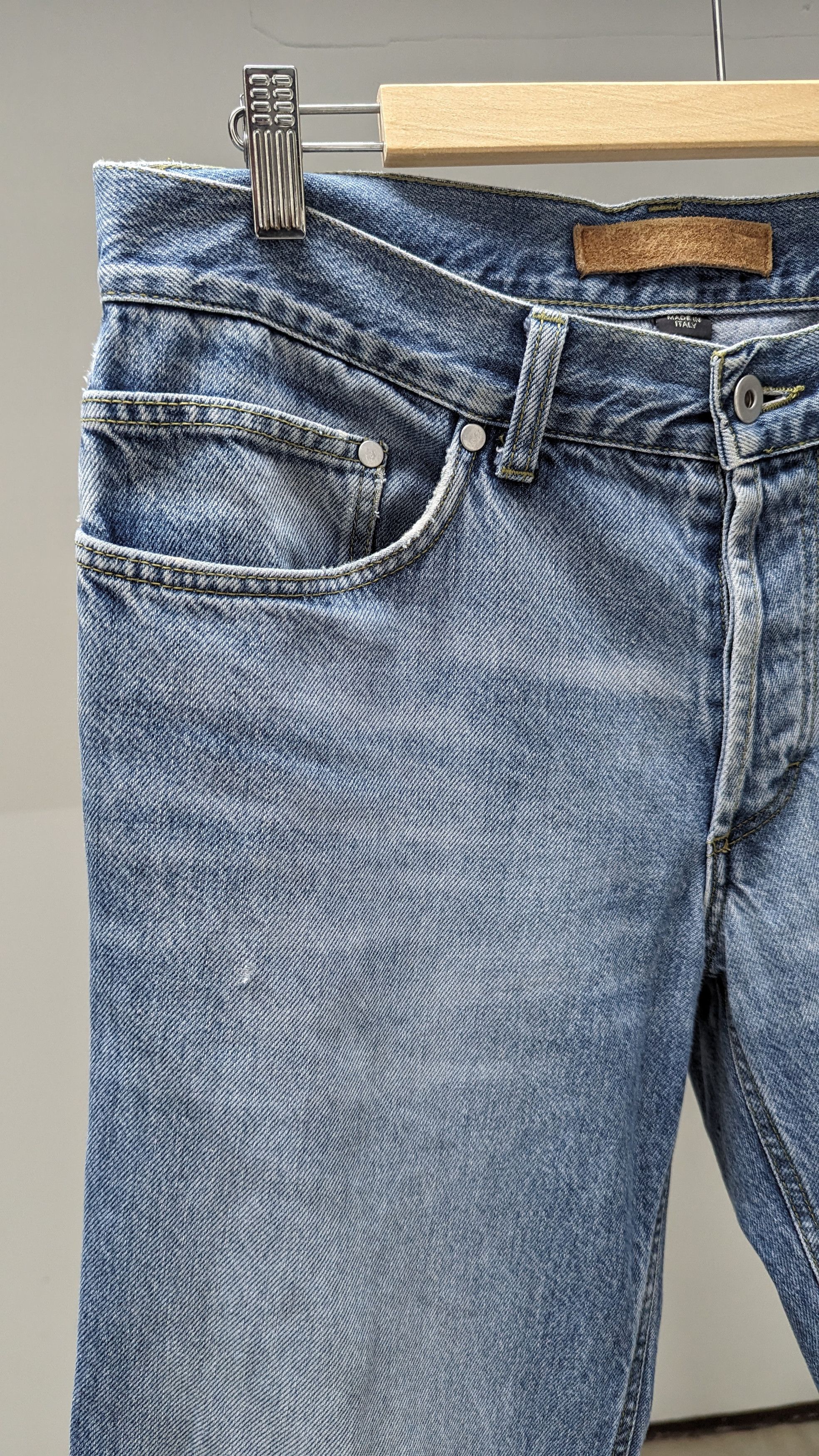Alexander McQueen Circa 2000 cut-out denim pants Size US 34 / EU 50 - 3 Thumbnail