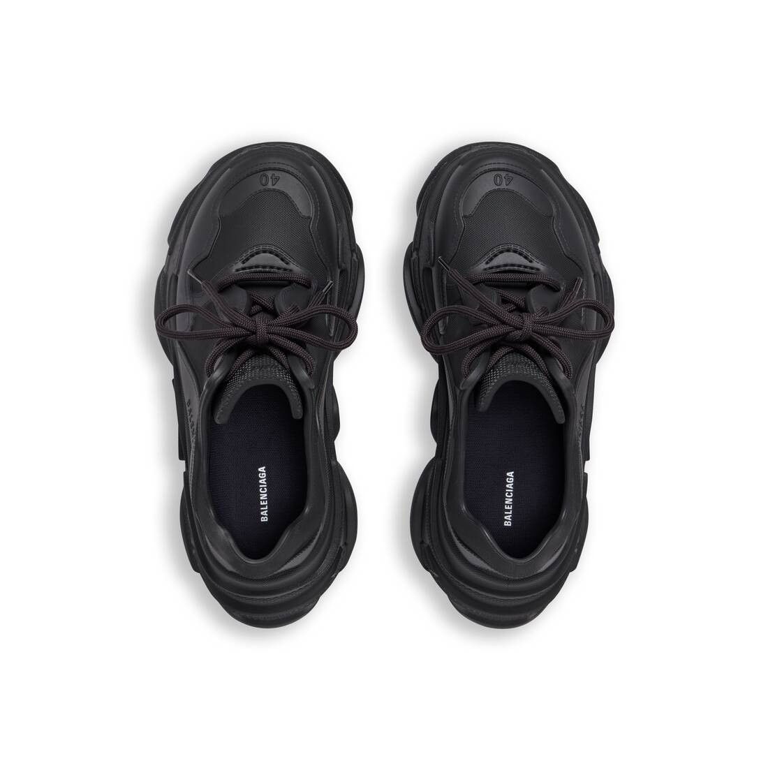 Balenciaga o1bcso1str1224 Triple S Mold Sneakers in Black Size US 9 / EU 42 - 5 Thumbnail
