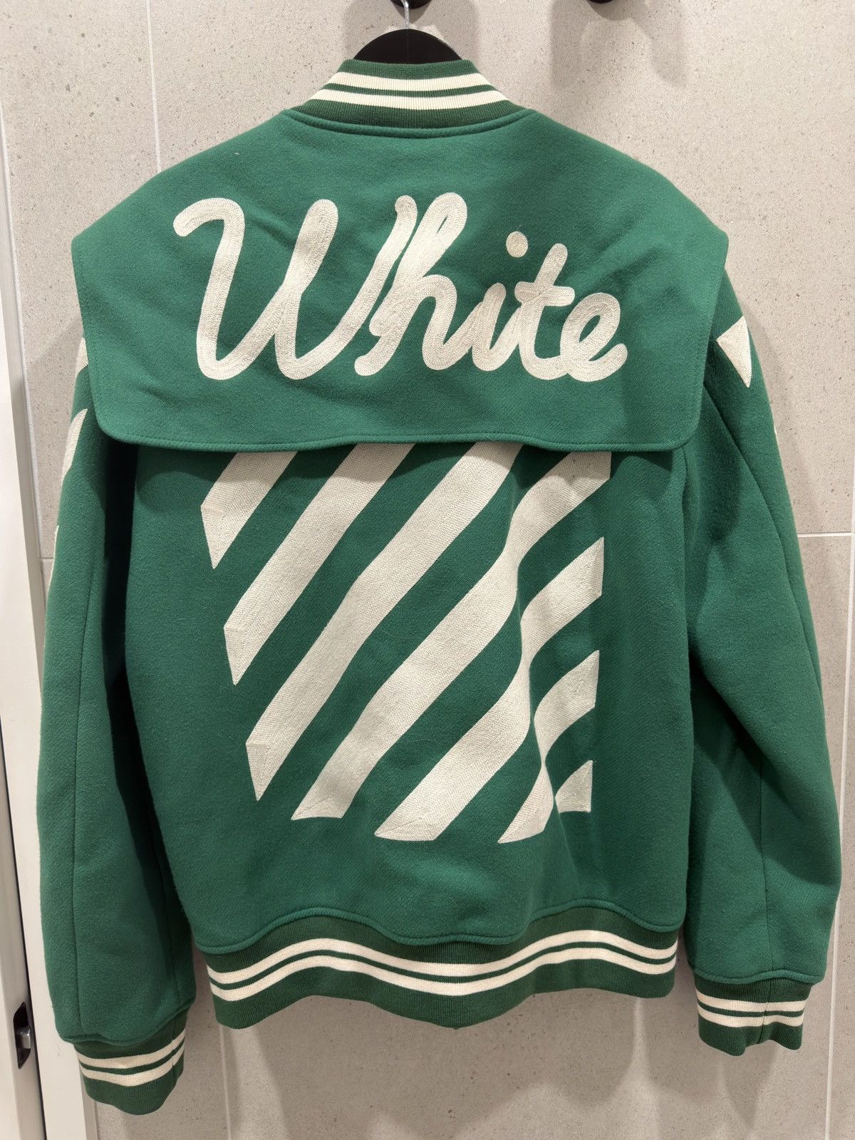 Off-White Off-White Meadow Heights F/W 2015/2016 Varsity Jacket Size US XL / EU 56 / 4 - 2 Thumbnail