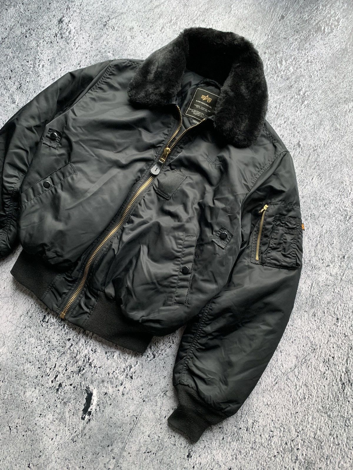 Alpha Industries ALPHA INDUSTRIES B-15 MEN’S FLY JACKET BOMBER | Grailed