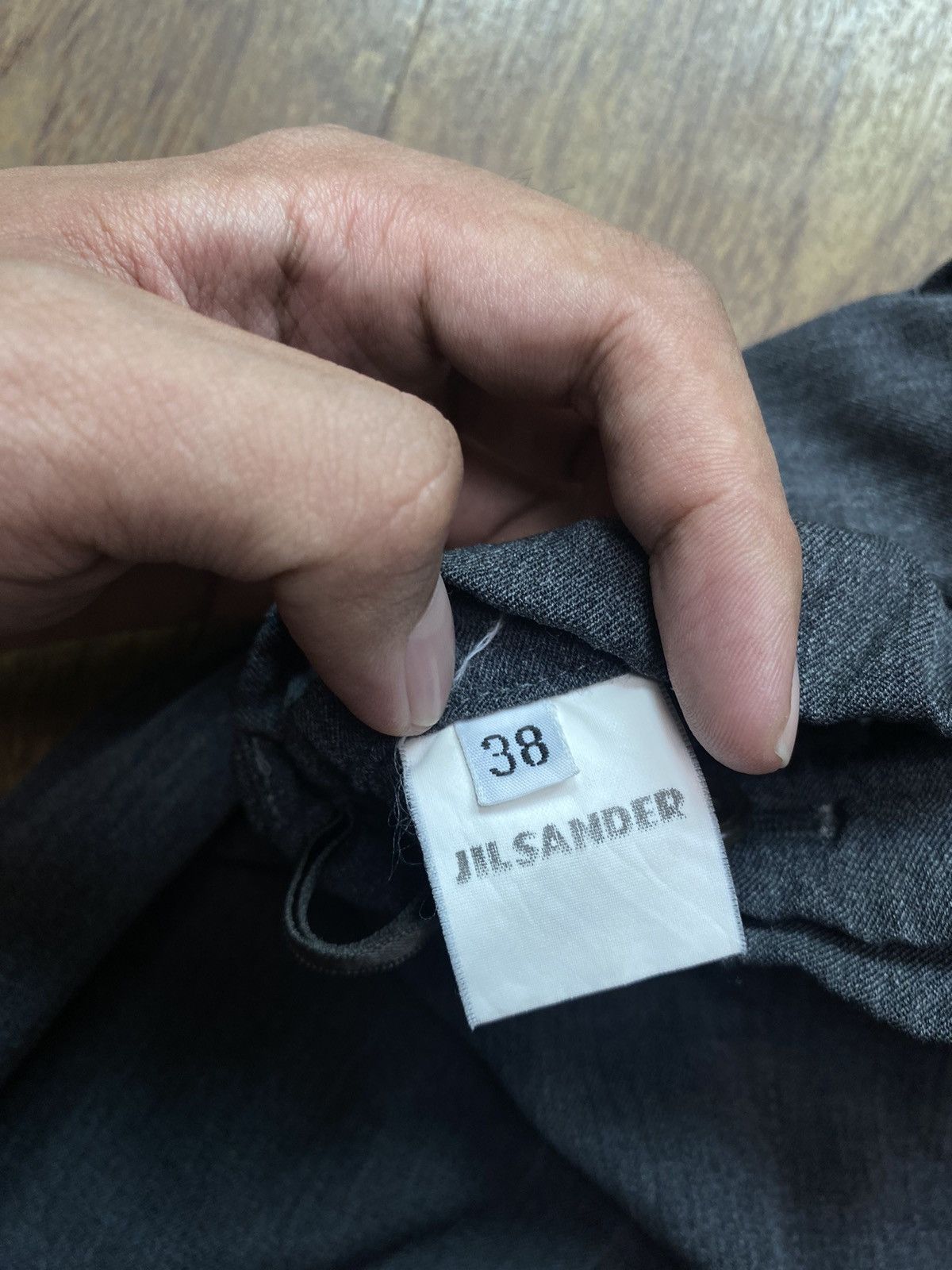 Jil Sander × Raf Simons 2000s Grey Woolblend Trousers Size US 31 - 6 Thumbnail