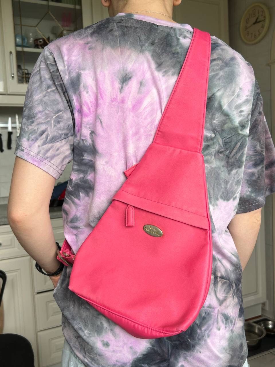 Christian Dior Monsieur × Dior × Vintage Vintage Christian Dior Parfums Saddle Bag Sling Sparkle Pink Size ONE SIZE - 1 Thumbnail