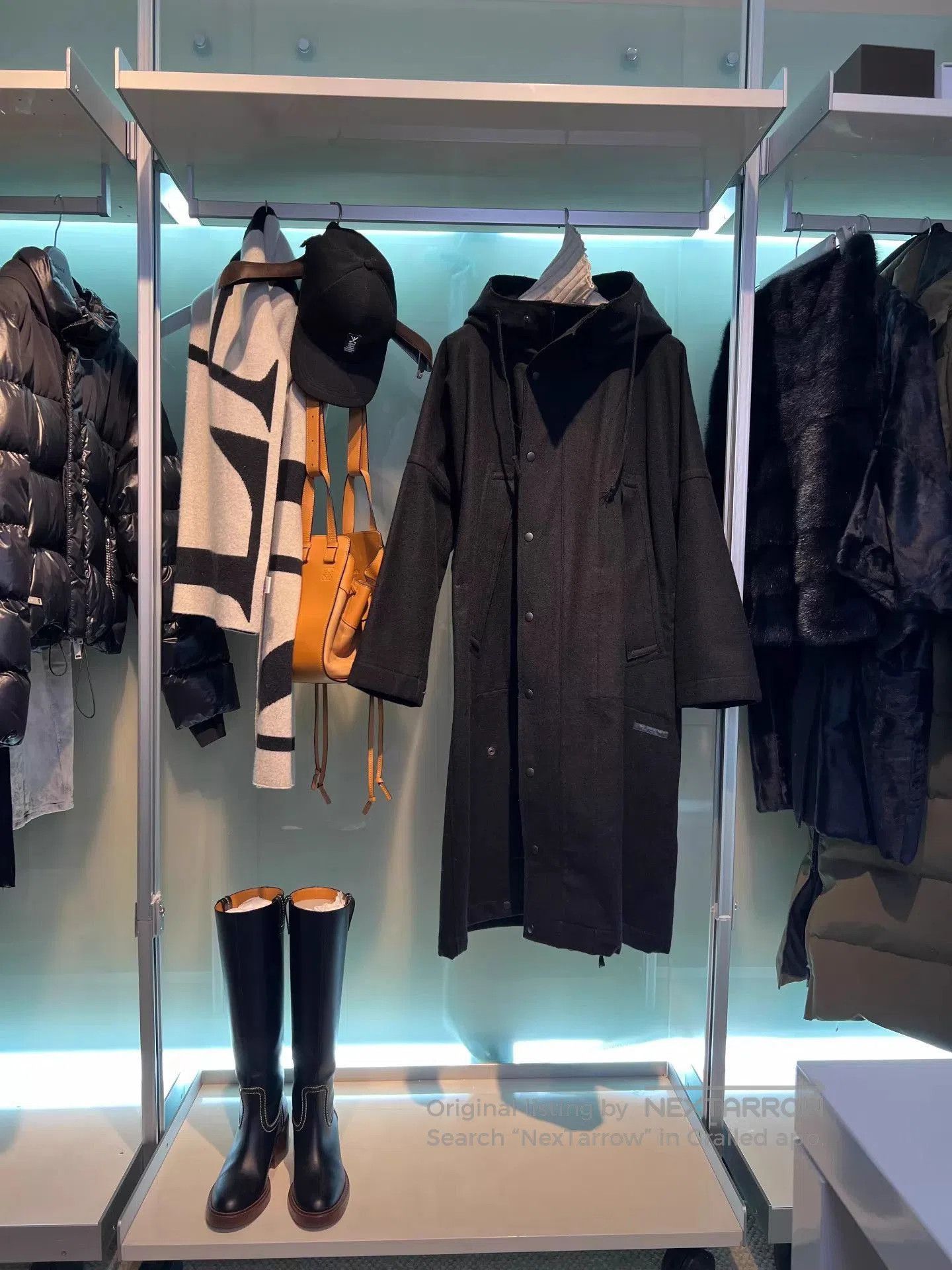 Yohji Yamamoto Black Hooded Long Coat with Button Closure. Size US M / EU 48-50 / 2 - 2 Thumbnail