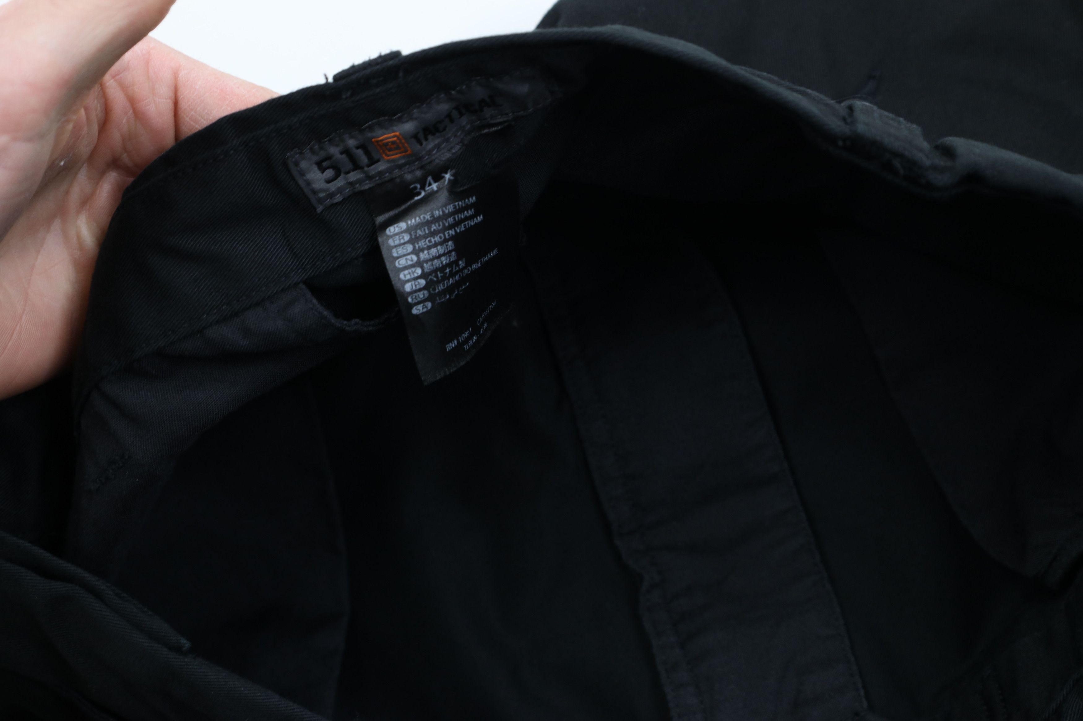 Vintage 5.11 Tactical Series Covert Khaki 2.0 Uniform Pants Black Size US 34 / EU 50 - 8 Thumbnail