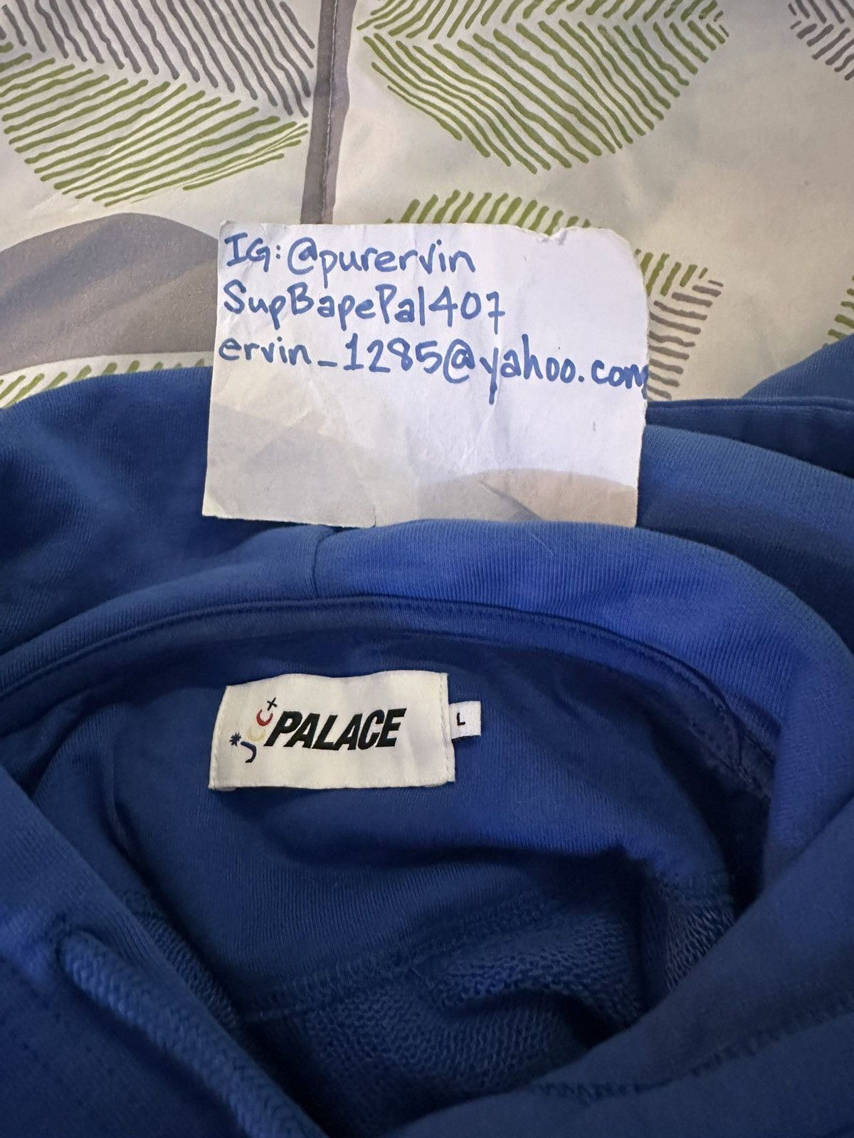 Palace JC/DC Hood Blue size Large Size US L / EU 52-54 / 3 - 3 Thumbnail