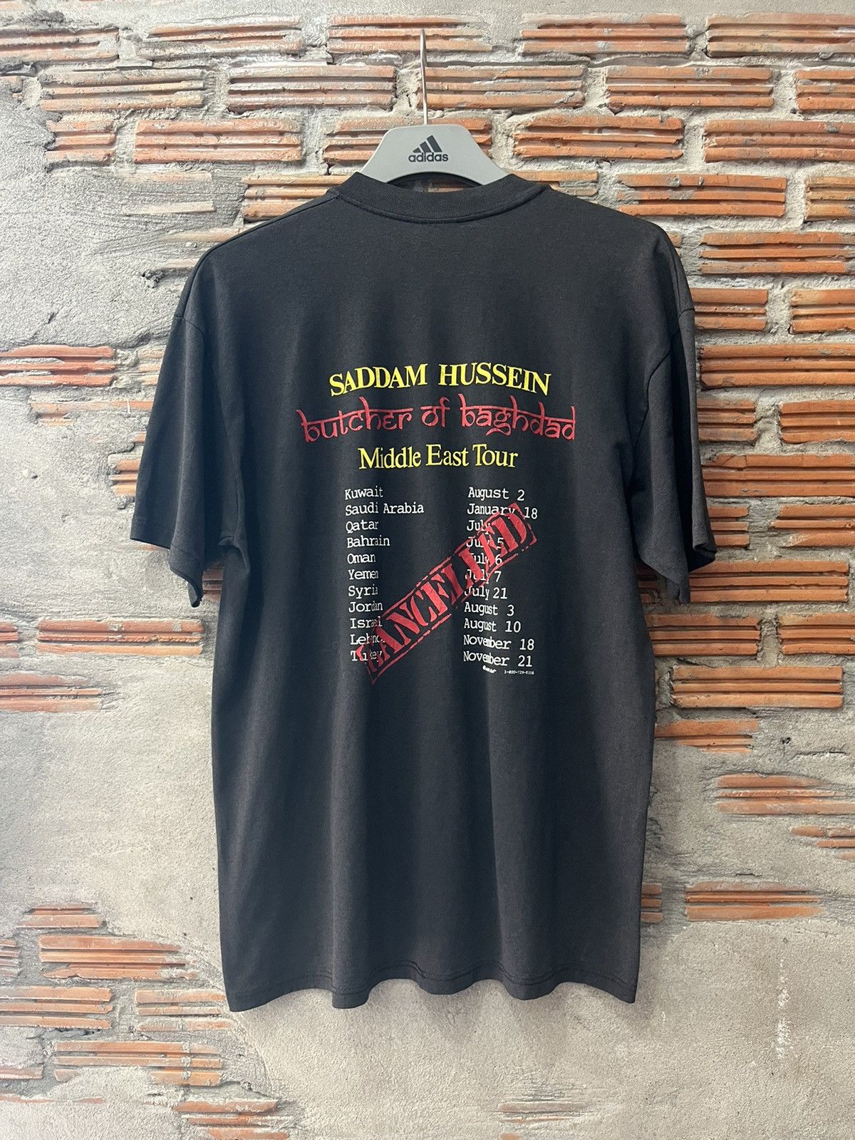 Vintage Vtg Desert Strom The Mother of All Battles Saddam Hussein 80 Size US XL / EU 56 / 4 - 3 Thumbnail