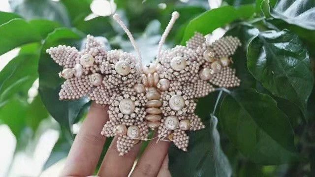 Other Stanley Haglar 80s Pearl Rhinestone Butterfly Brooch Size ONE SIZE - 4 Thumbnail